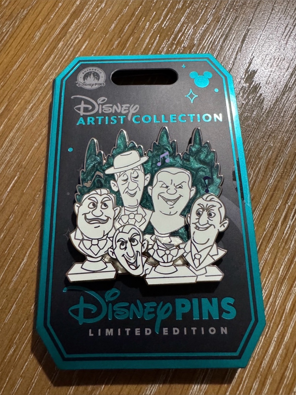 Disney Artist Series JasonPeltz RobertSchilling 2026 Haunted Mansion Pin LE 4000